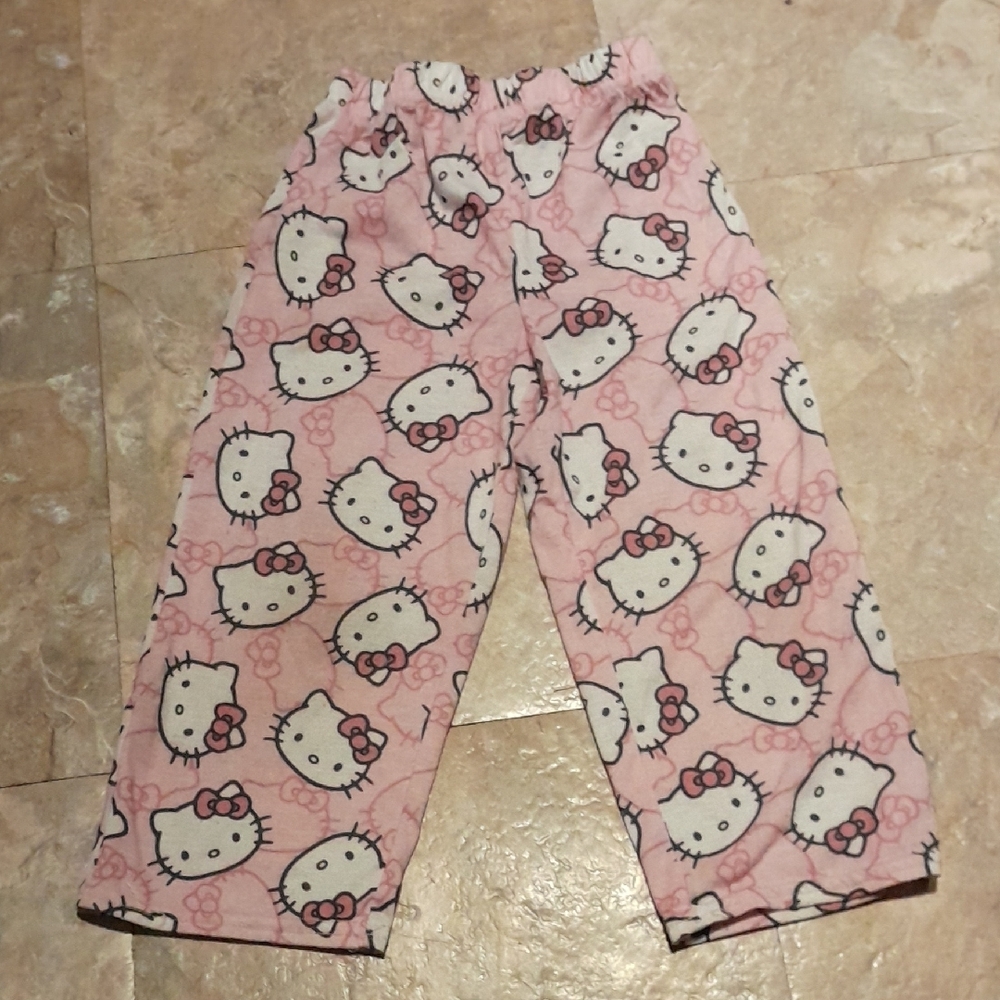 Hello Kitty Pink and White Kids Pajama Set - Picture 2 of 7